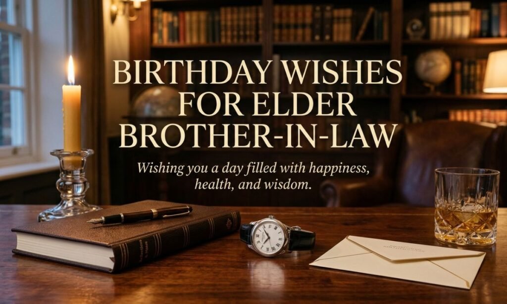 Birthday Wishes For Elder Brother-in-Law