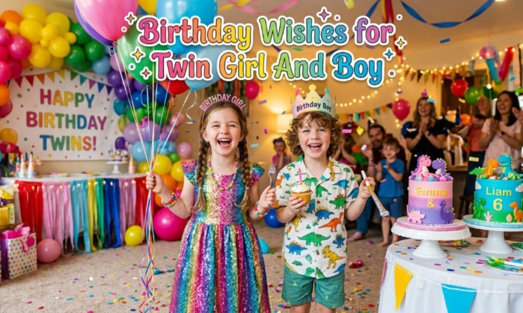 Birthday Wishes For Twin Girl And Boy