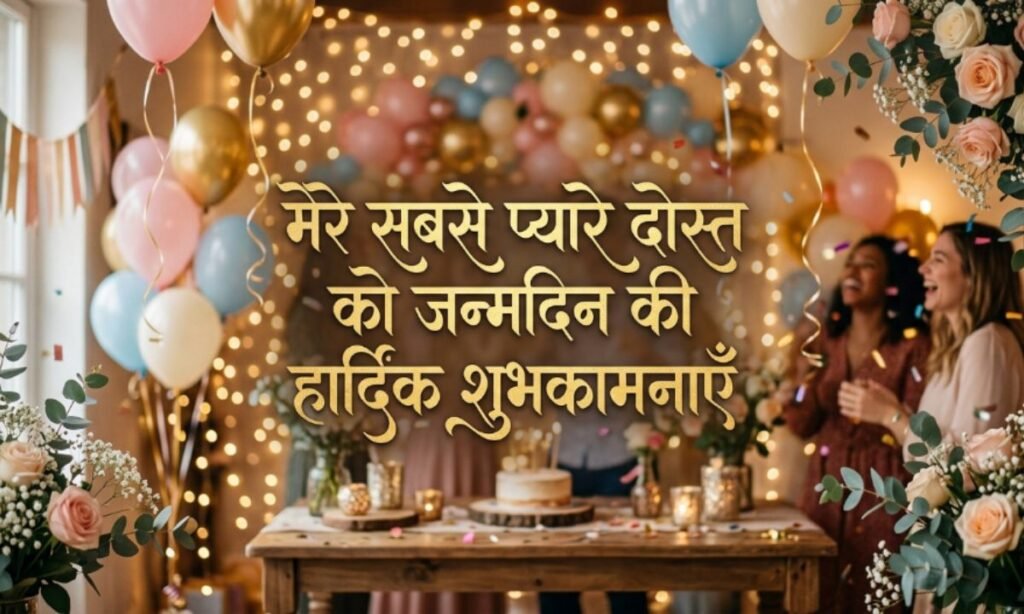 Birthday Wishes for Best Friend in Hindi