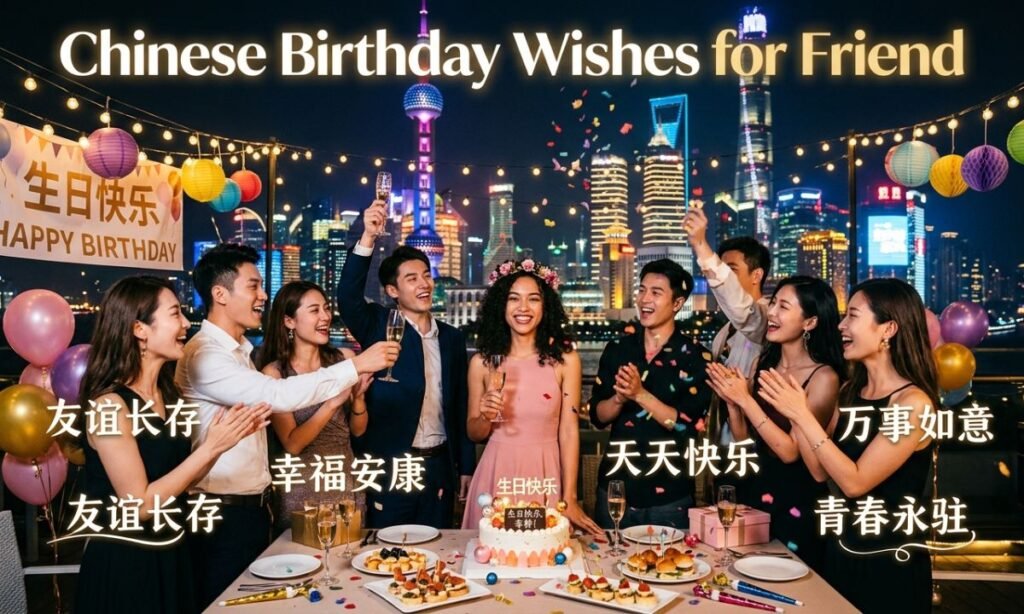 Chinese Birthday Wishes for Friend