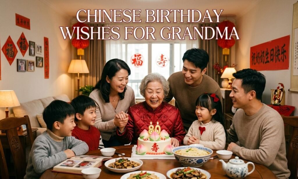 Chinese Birthday Wishes for Grandma