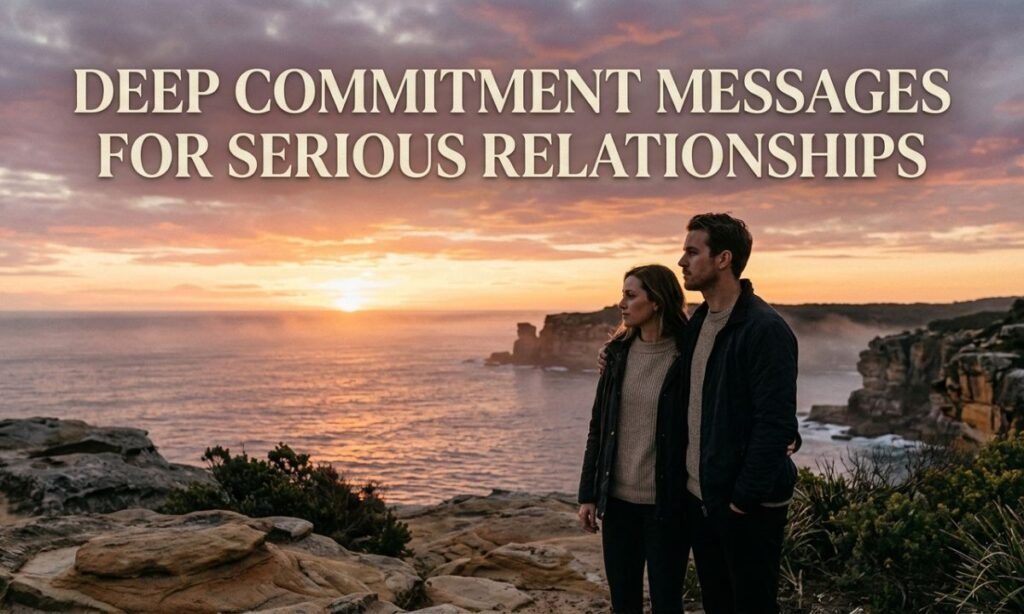 Deep Commitment Messages For Serious Relationships