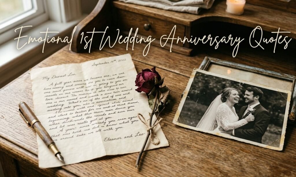 Emotional 1st Wedding Anniversary Quotes