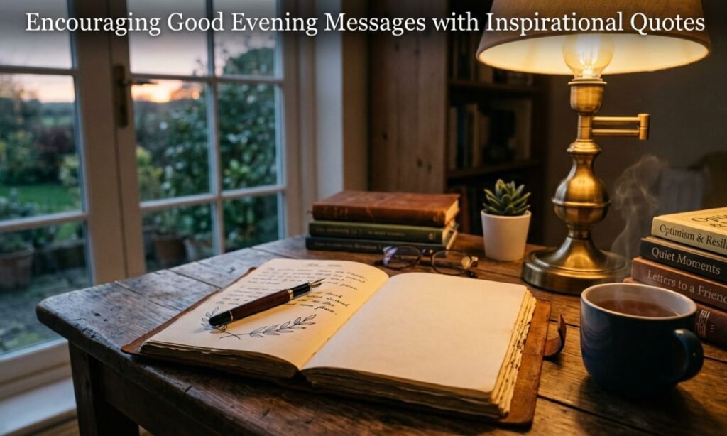 Encouraging Good Evening Messages With Inspirational Quotes