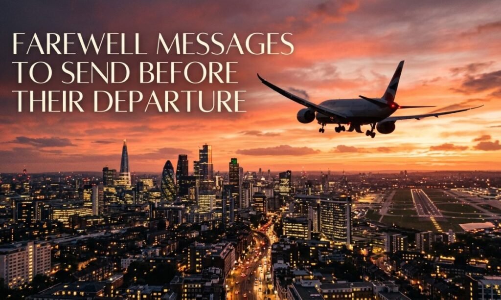 Farewell Messages to Send Before Their Departure