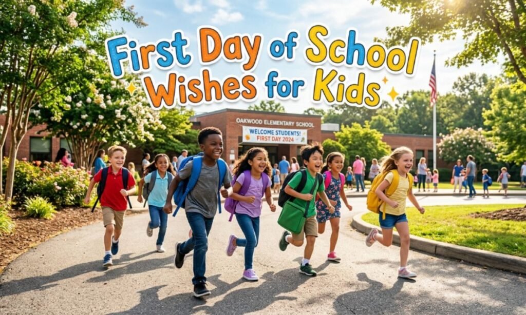 First Day Of School Wishes For Kids