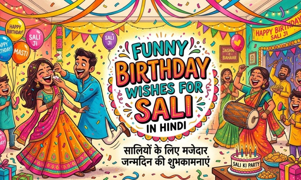 Funny Birthday Wishes For Sali In Hindi