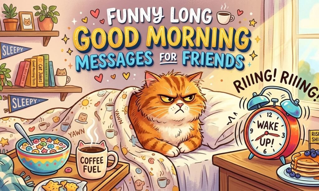 Funny Long Good Morning Messages For Friends