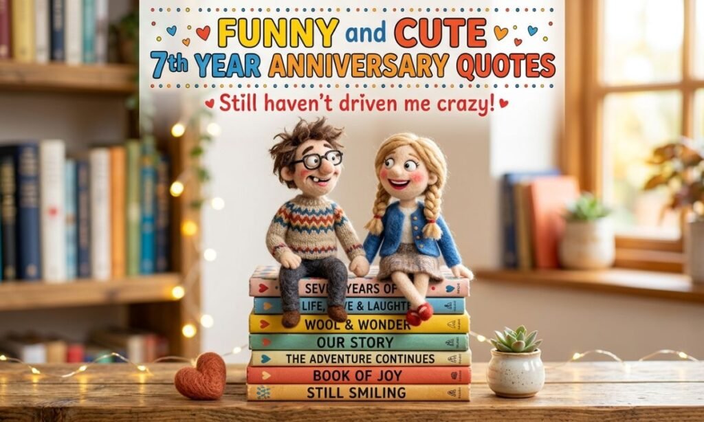 Funny and Cute 7th Year Anniversary Quotes