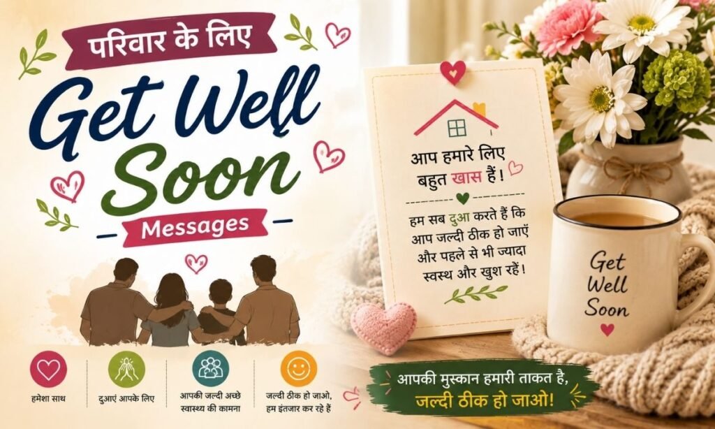 Get Well Soon Messages for Family