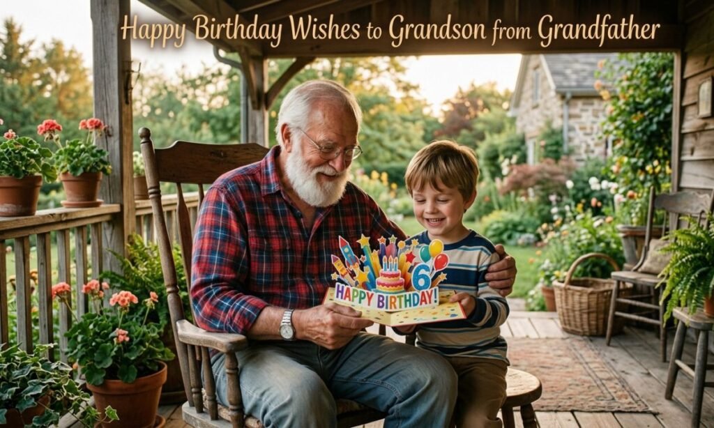Happy Birthday Wishes to Grandson from Grandfather