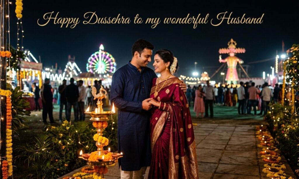 Happy Dussehra Wishes To Husband
