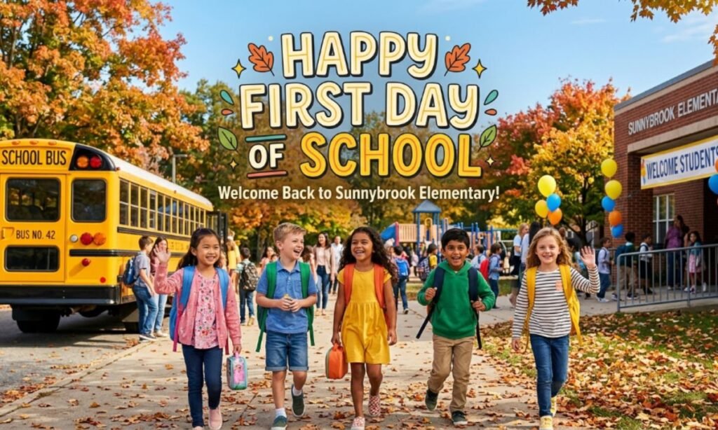 Happy First Day Of School