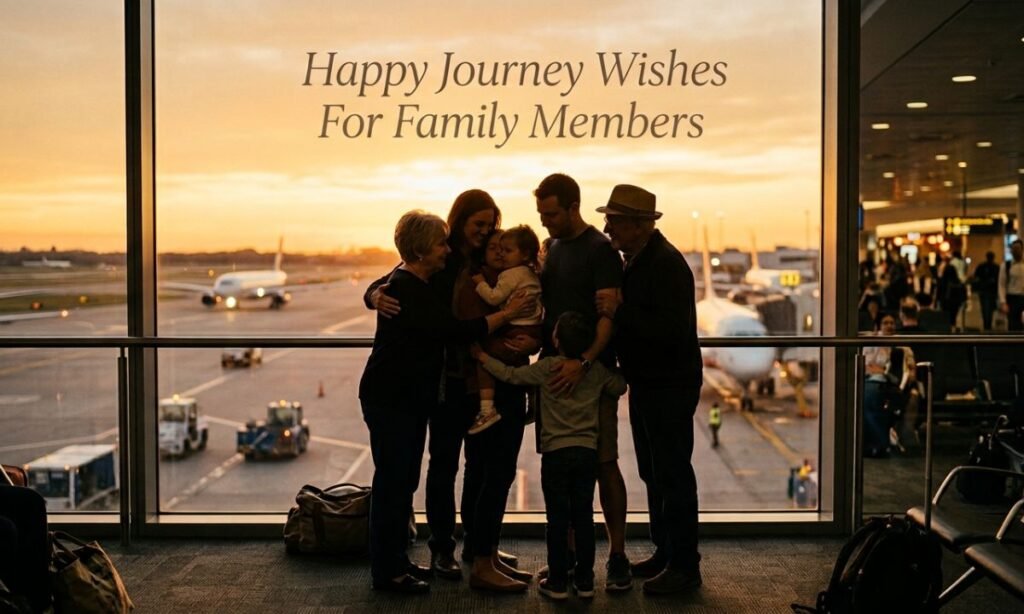 Happy Journey Wishes for Family Members