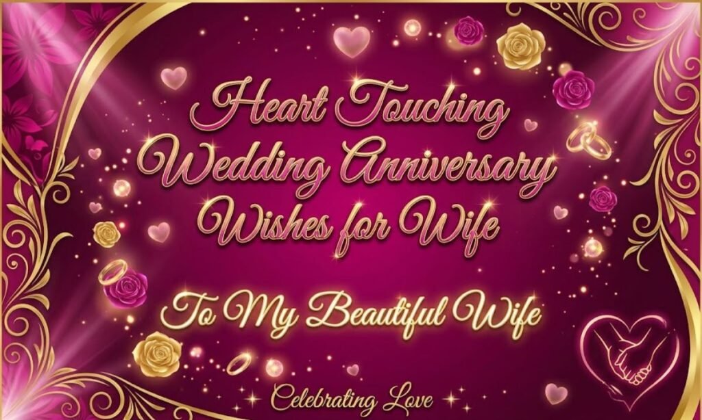Heart Touching Wedding Anniversary Wishes for Wife