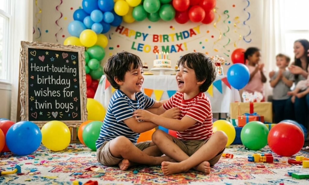 Heart-touching birthday Wishes For Twin Boys
