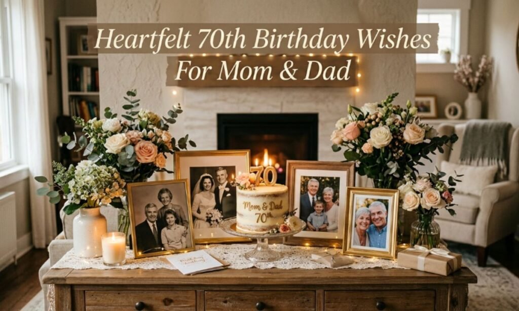 Heartfelt 70th Birthday Wishes For Mom & Dad