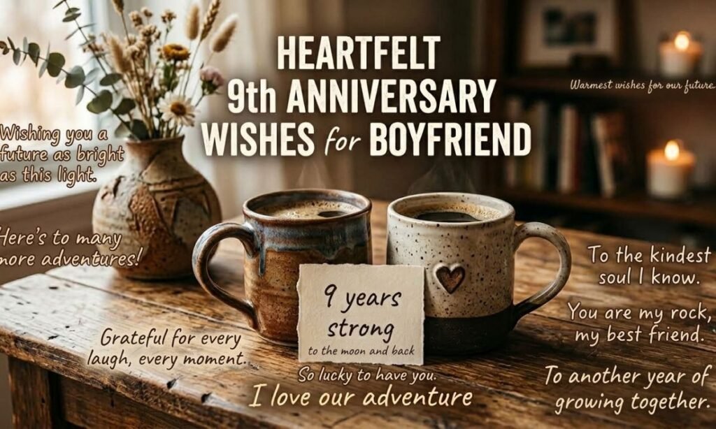 Heartfelt 9th Anniversary Wishes for Boyfriend