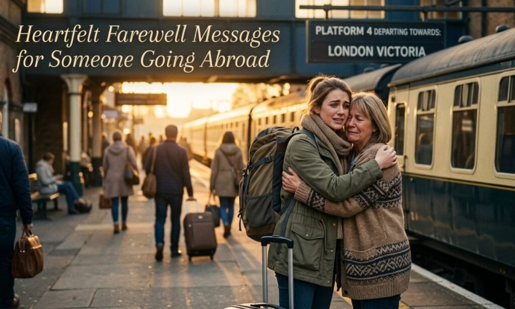 Heartfelt Farewell Messages for Someone Going Abroad