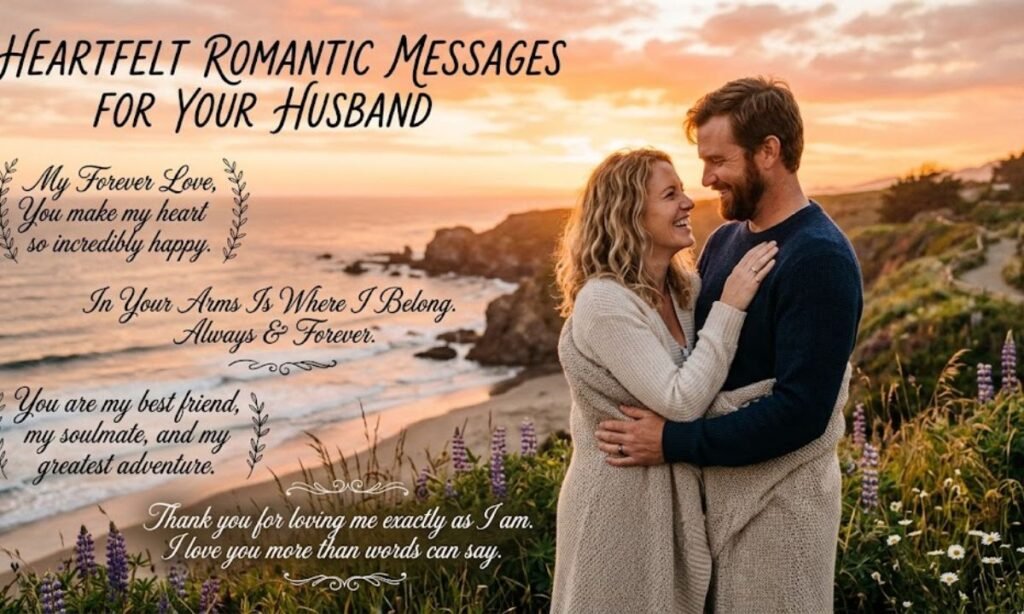 Heartfelt Romantic Messages for Your Husband