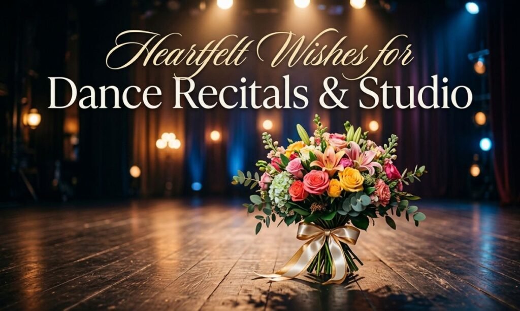 Heartfelt Wishes for Dance Recitals & Studio