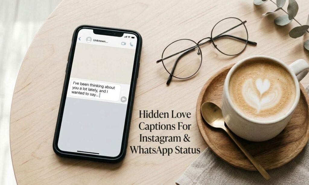 Hidden Love Captions For Instagram & WhatsApp Status