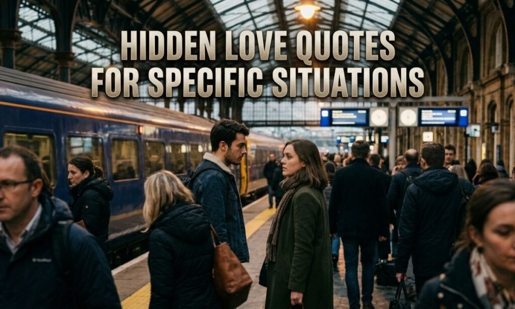 Hidden Love Quotes For Specific Situations