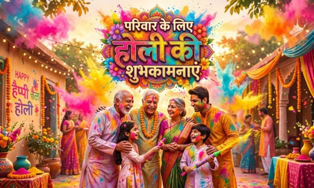 Holi Wishes For Family In Hindi