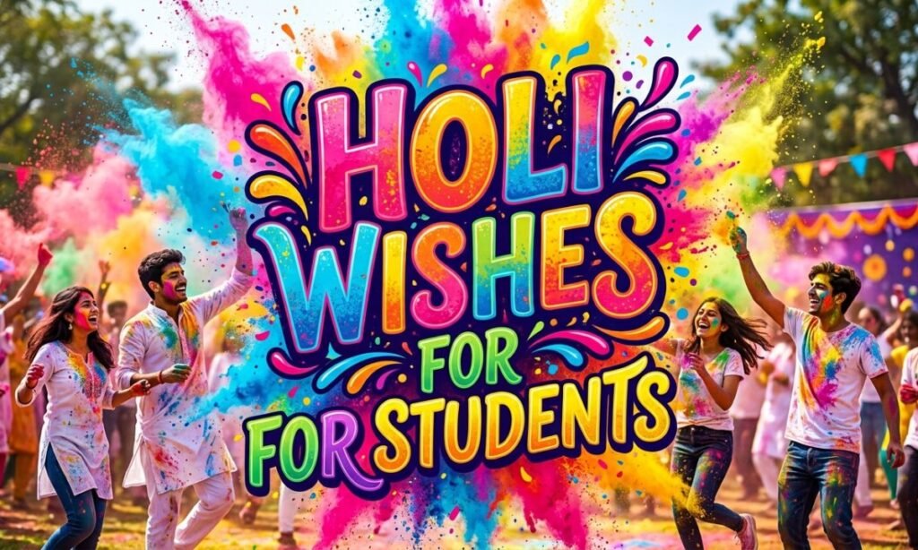 Holi Wishes For Students