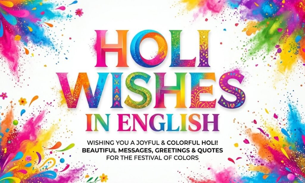 Holi Wishes In English