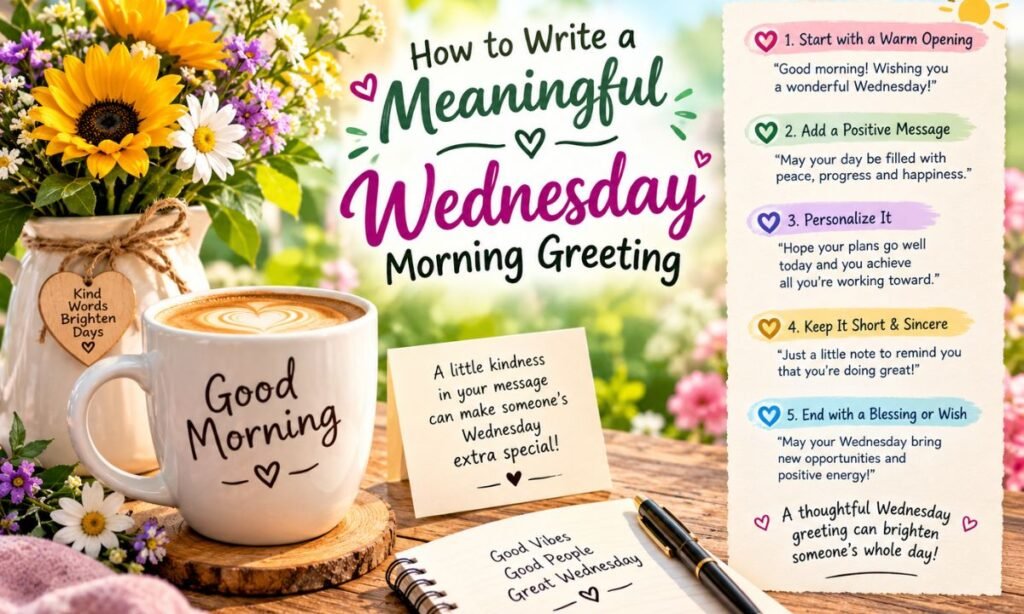 How to Write a Meaningful Wednesday Morning Greeting