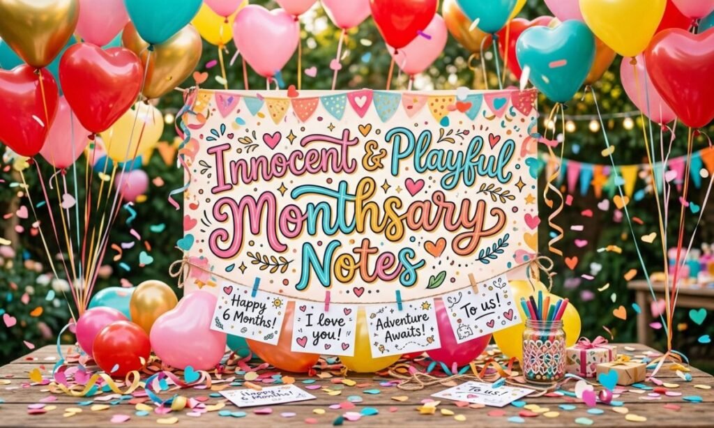 Innocent & Playful Monthsary Notes