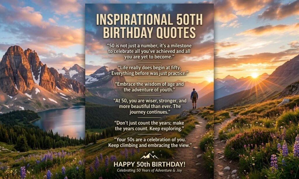 Inspirational 50th Birthday Quotes