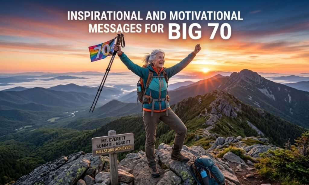 Inspirational 70th Birthday Messages