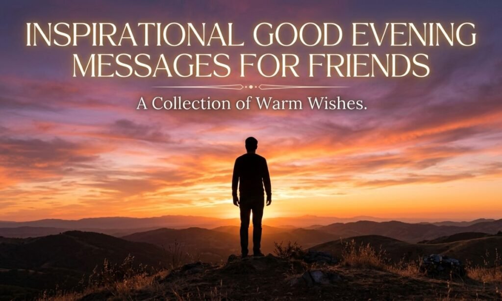 Inspirational Good Evening Messages For Friends