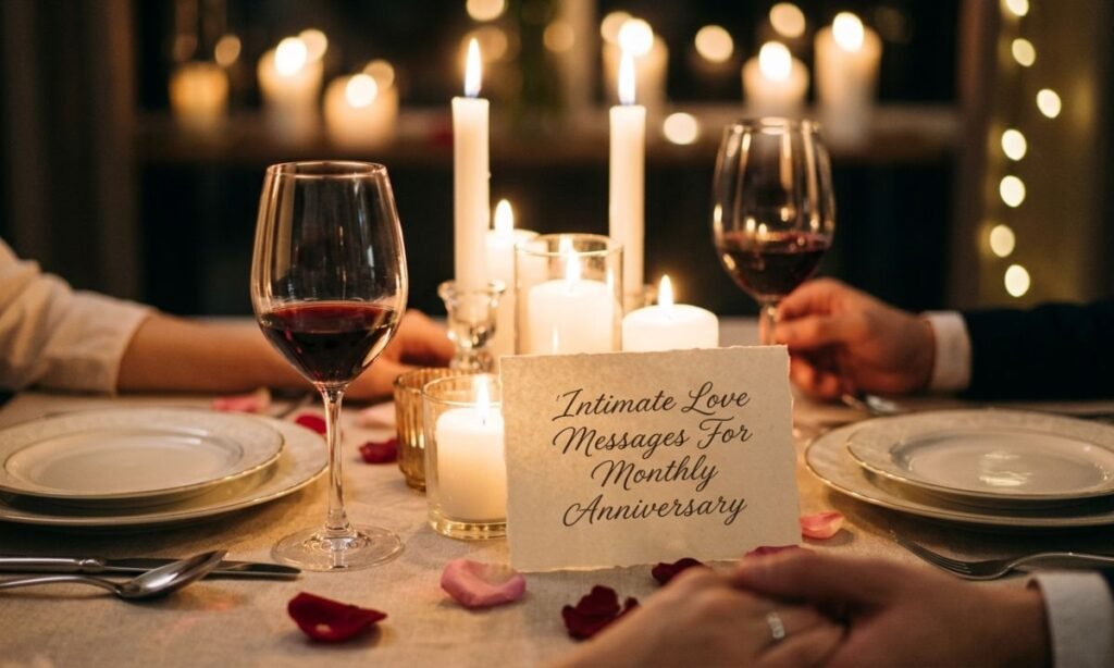 Intimate Love Messages For Monthly Anniversary
