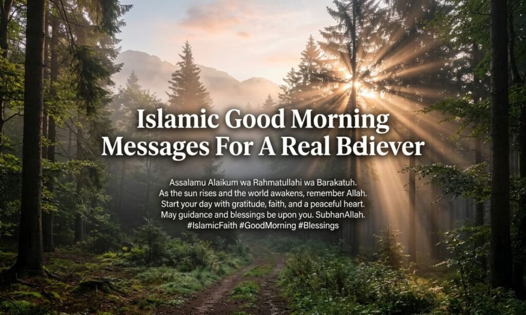 Islamic Good Morning Messages For A Real Believer