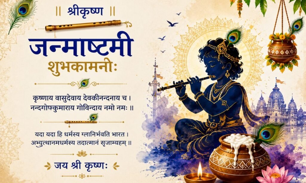 Janmashtami Wishes in Sanskrit