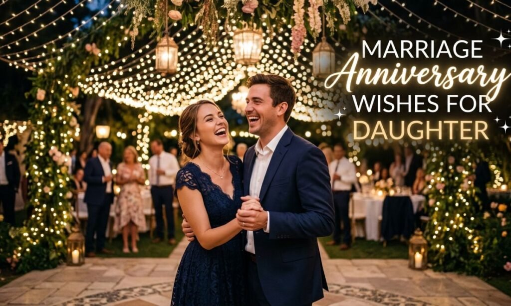 Marriage Anniversary Wishes for Daughter