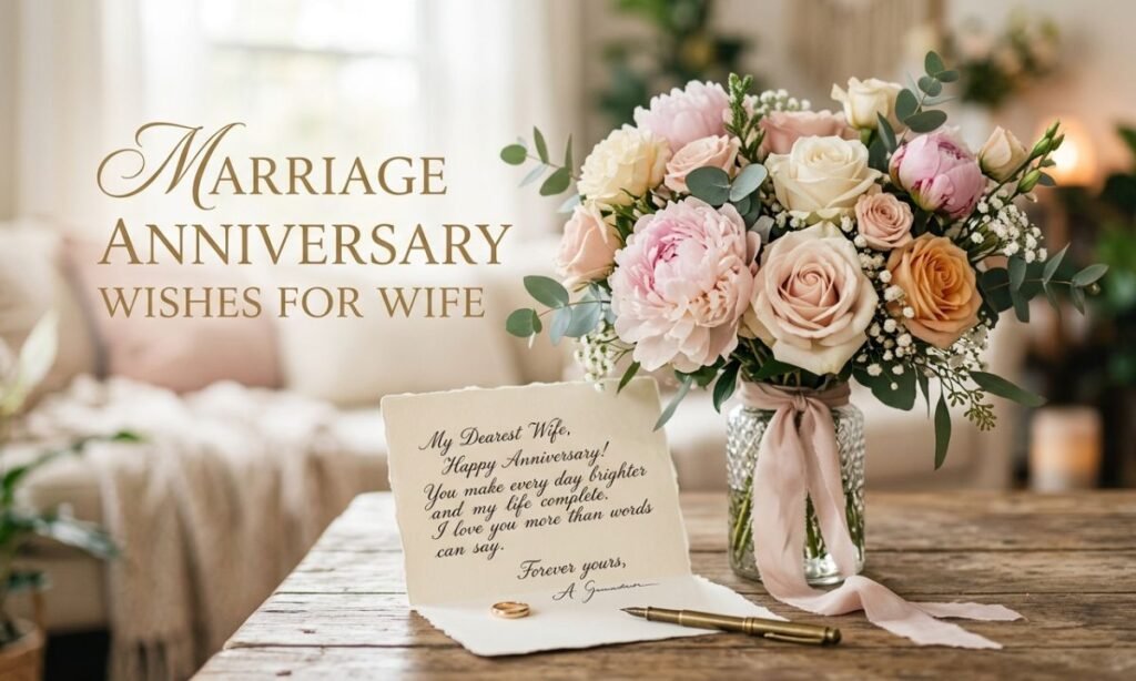 Marriage Anniversary Wishes for Wife