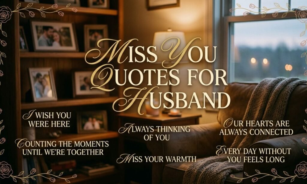 Miss You Quotes for Husband