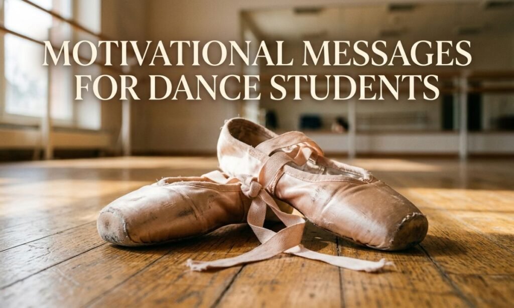 Motivational Messages for Dance Students