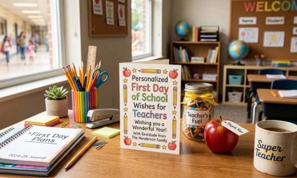 Personalized First Day Of School Wishes For Teachers