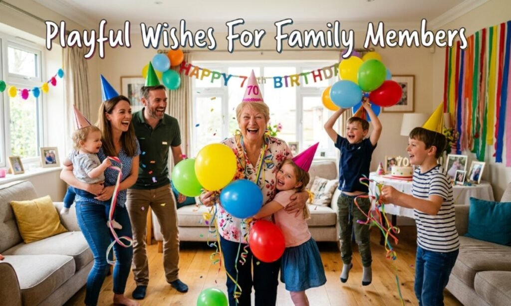 Playful Wishes For Family Members