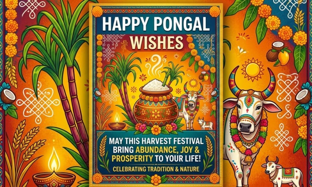 Pongal Wishes Poster