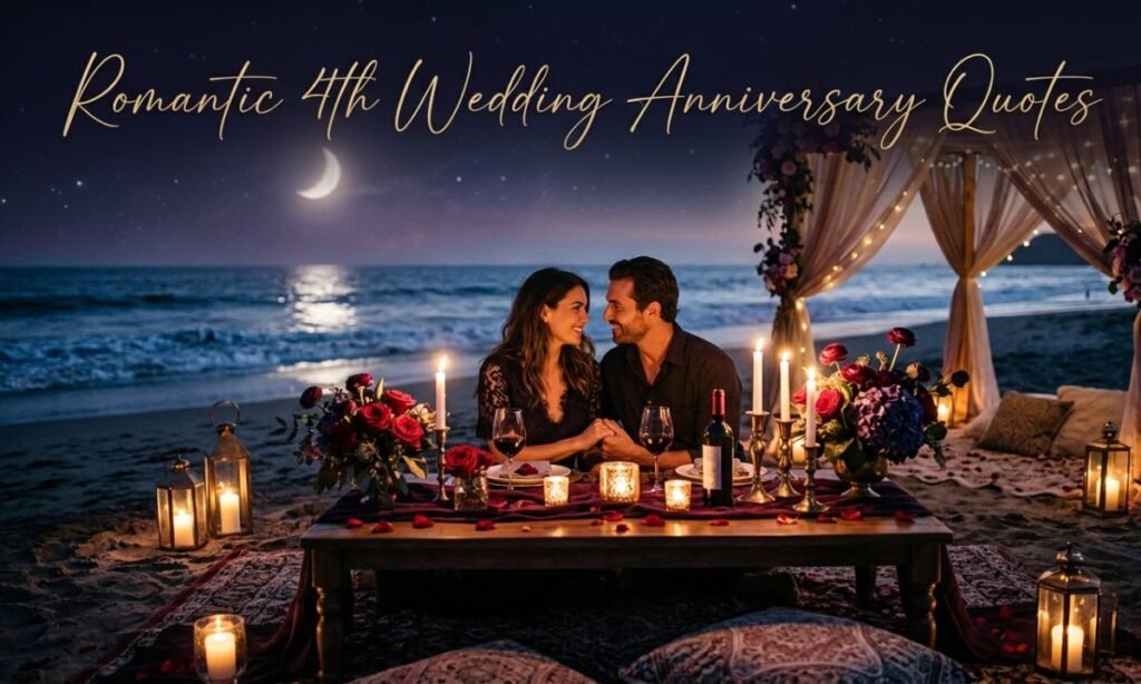 Romantic 4th Wedding Anniversary Quotes