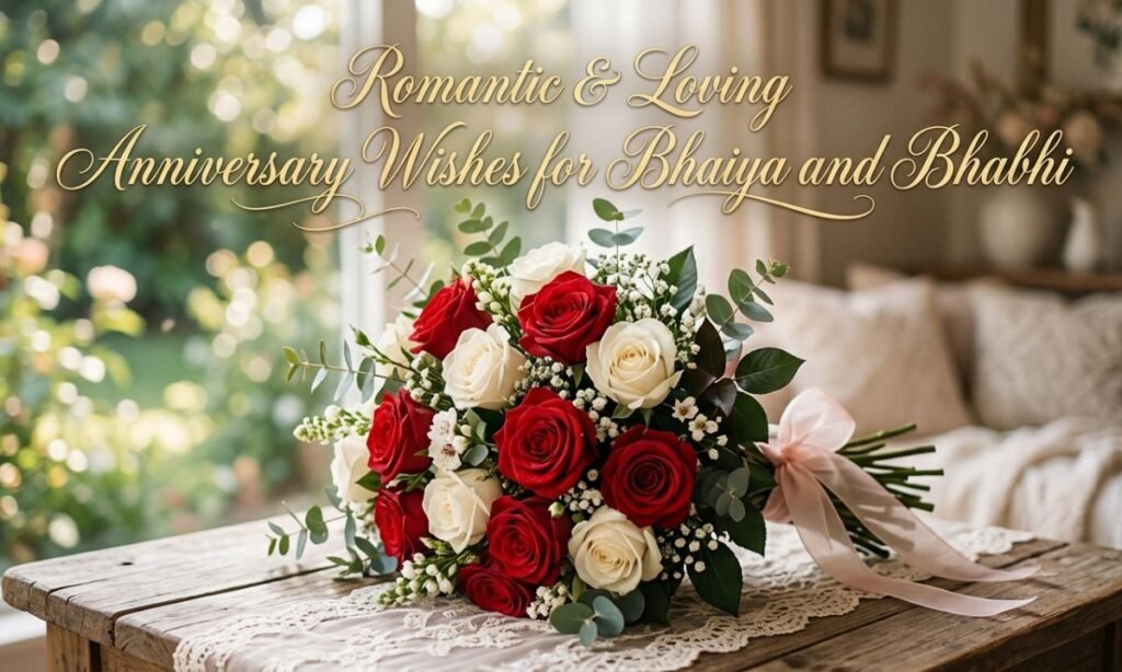 Romantic & Loving Anniversary Wishes for Bhaiya and Bhabhi