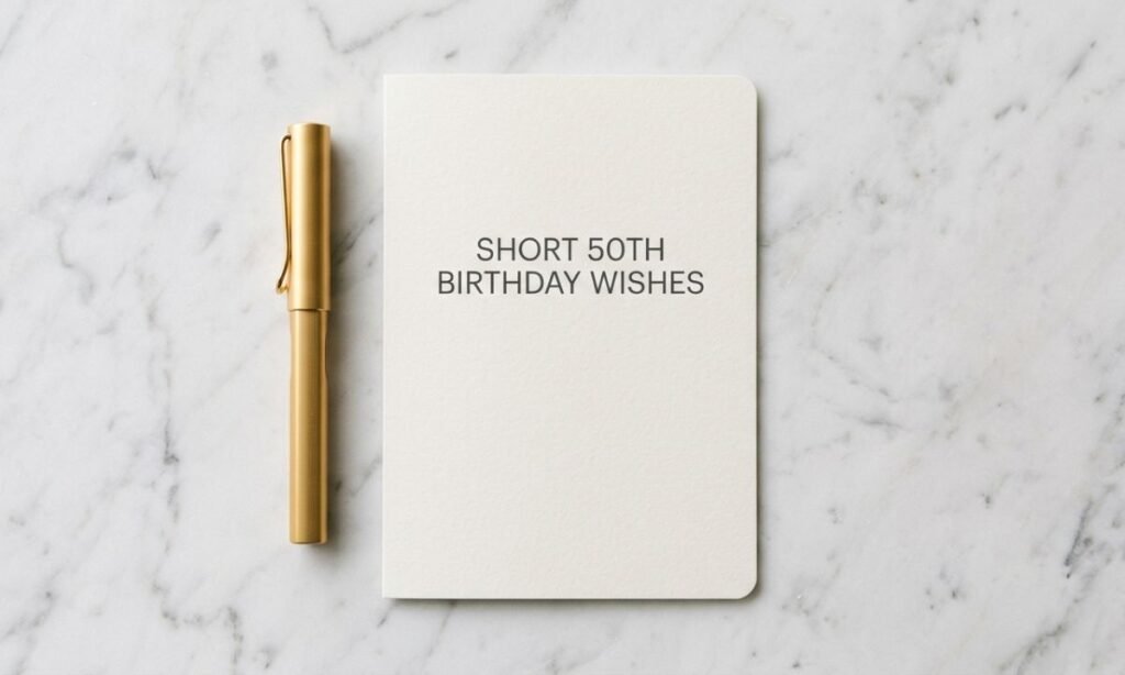 Short 50th Birthday Wishes