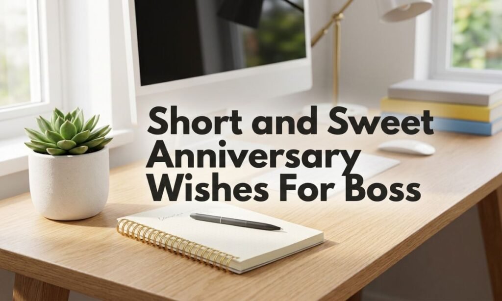 Short And Sweet Anniversary Wishes For Boss