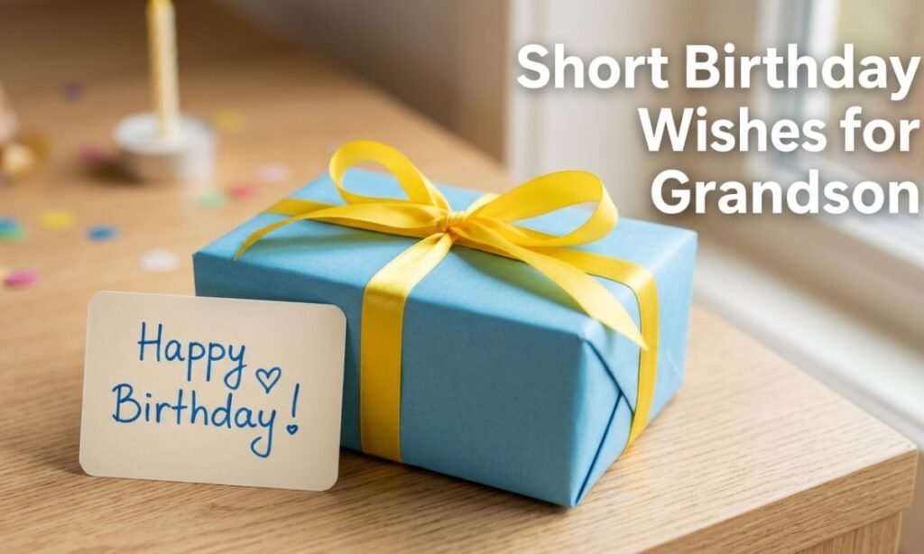 Short Birthday Wishes for Grandson